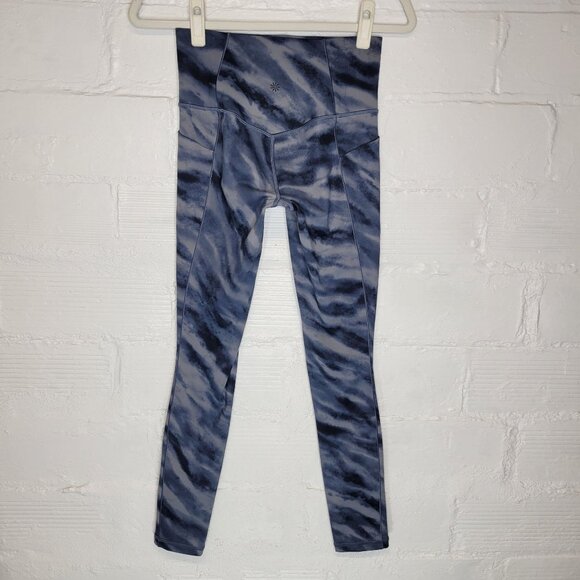 Athleta Pants - Athleta Women's XST Salutation Stash Pocket 7/8 Tight Blue
